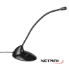 Microfono PC/Laptop cuello flexible Netmak NM-MC3